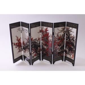 Barbie Sized Chinese Style Screen, Dollhouse Furniture, Folding, ~ 251227-WH 875